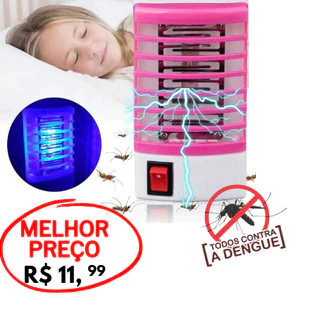 Abajur Luminária Repelente Elimina e Mata Mosquitos Pernilongos Moscas Sem Cheiro 110v 220v