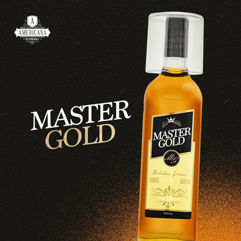 Whisky MASTER GOLD 900ML Shopee Brasil