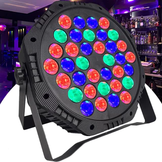 Canhão Refletor 36 Leds Jogo de Luz Par RGB dmx Strobo Iluminação Dj Balada Festa Bivolt Envia já