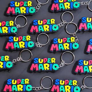Kit Chaveiro Logotipo Super Mario Lembrancinha Aniversário Festa Mimo.