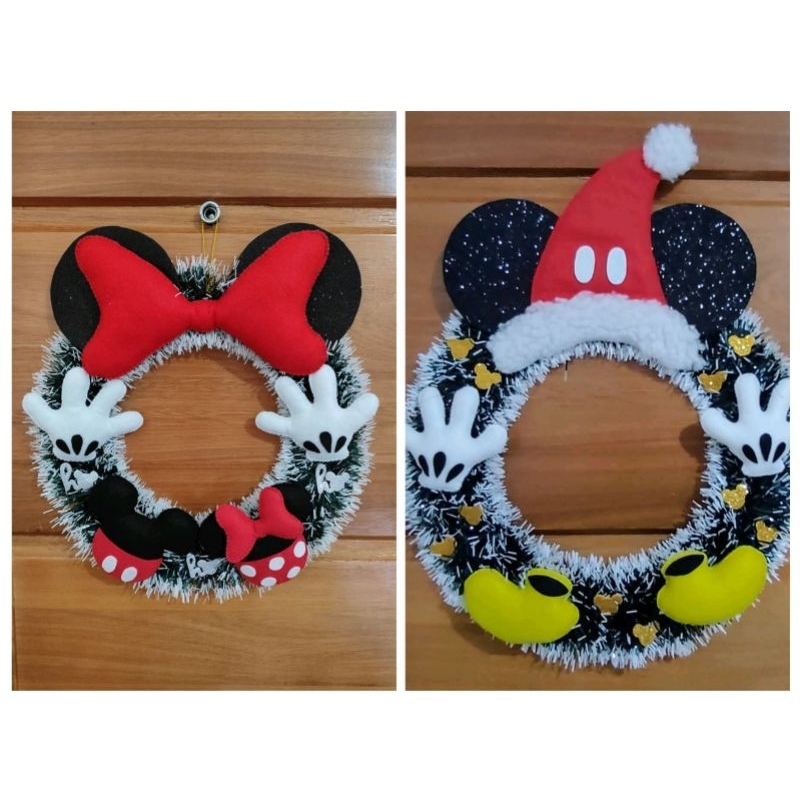 Guirlanda Mickey e Minnie Natal