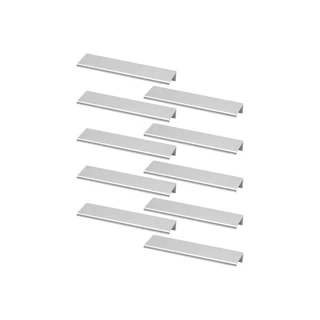 16 Pecas Puxador Retro Slim Para Gaveta Armario Tito 64 mm
