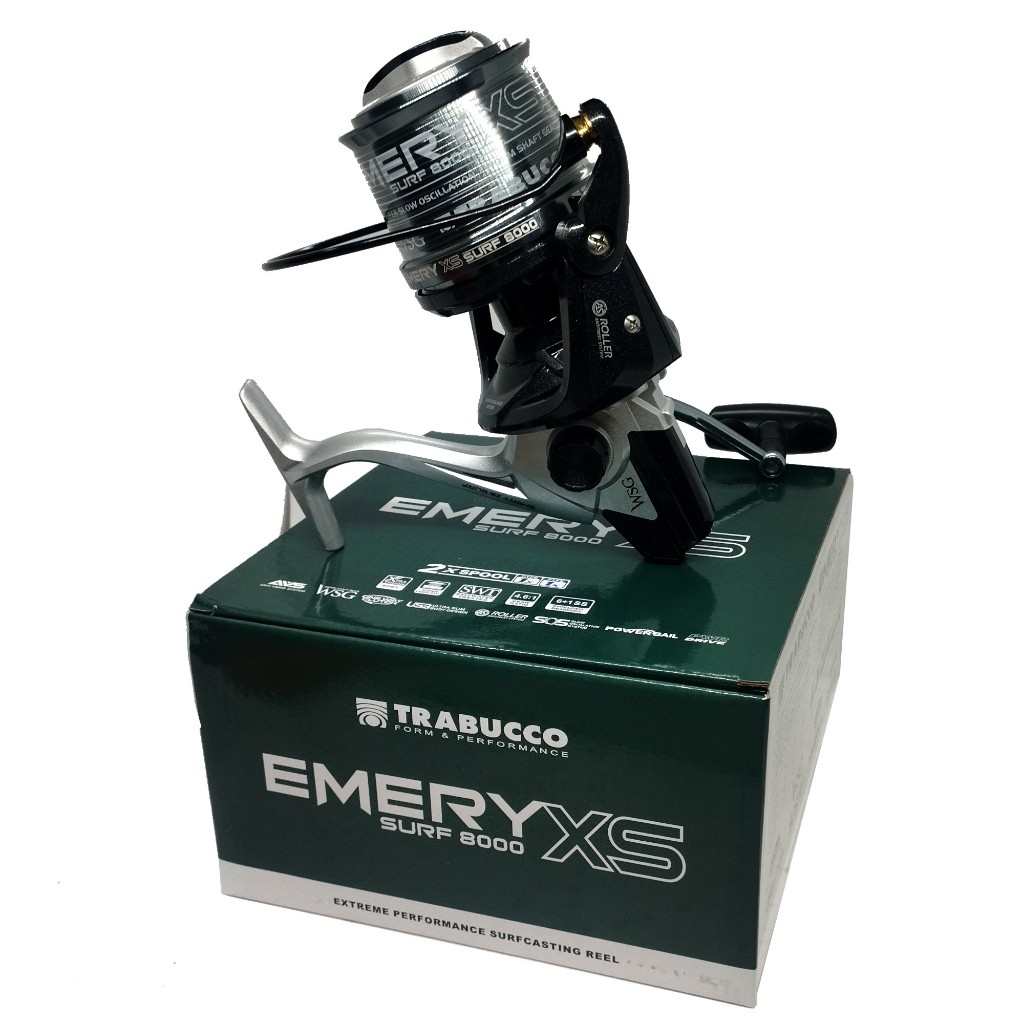Molinete Trabucco - Emery Surf XS 8000 7 Rol | Shopee Brasil