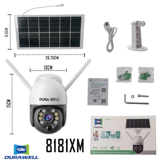 Câmera De Segurança Dome Energia Solar Wifi App Icsee Hd