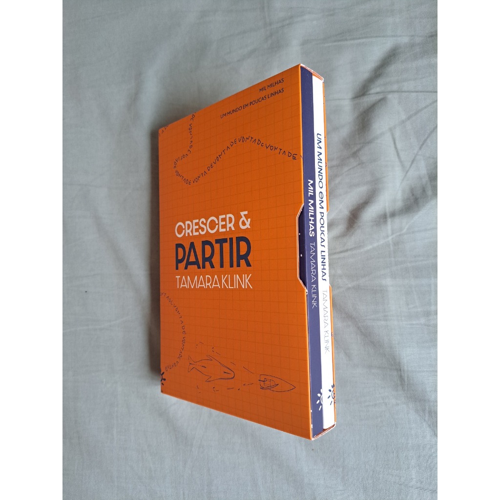 Box Crescer e Partir Tamara Klink, livros "Mil Milhas" e "Um Mundo em ...