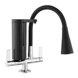 Torneira De Cozinha Pia Gourmet Com Filtro Mesa Cromada Flex C70 Bancada