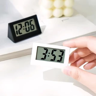 Mini Relógio Digital de Mesa 5cm x 3cm - Quarto Sala Banheiro Cozinha - Bateria Lítio - Mini Clock