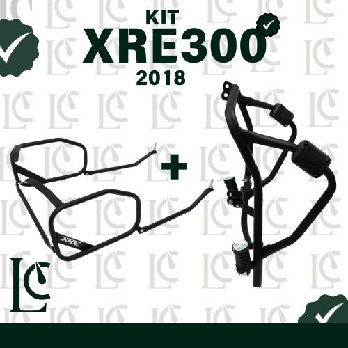 Protetor De Carenagem Dianteiro E Traseiro Xre 300 Ate 2018