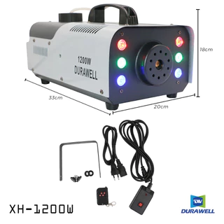 Máquina Fumaça 1200w Iluminação Rgb Sem Fio Controle 110v