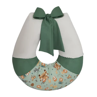 Almofada Amamentação 200% Fios 100% Algodão Com Zíper e Laço Ajustável em Oferta na Shopee