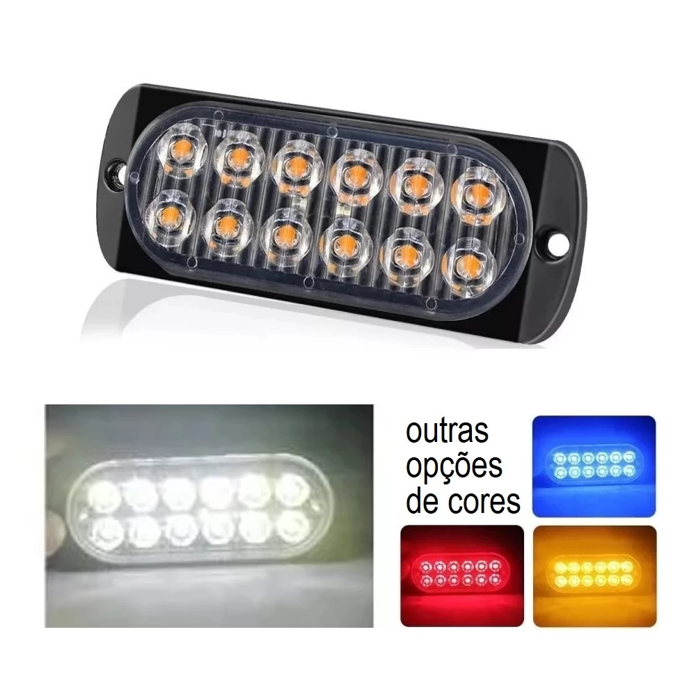 Lâmpada Strobo 12 LEDs