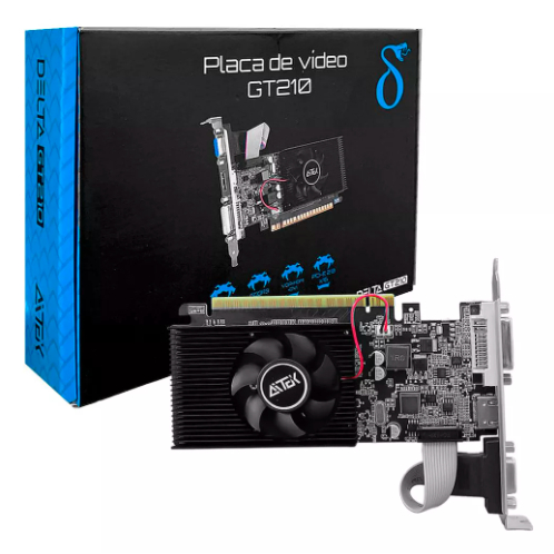 Placa De Vídeo Gt210 Ddr3 Vga Hdmi 1gb 500mhz | Shopee Brasil