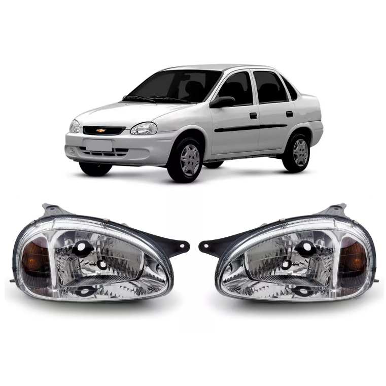 Par Farol Corsa Classic Spirit 2005 Original Arteb | Shopee Brasil