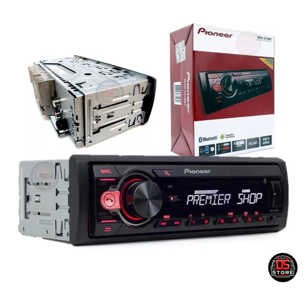 Rádio Automotivo Pioneer MVH-S218BT USB Bluetooth AM/FM - Player Pioneer - Rádio Pioneer MVH-S218BT
