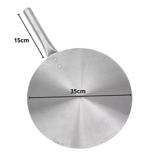 PA DE PIZZA 35 CM CABO CURTO EM ALUMINIO