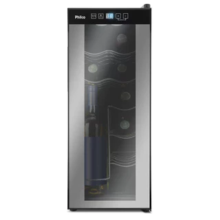 Adega Climatizada 12 Garrafas Display Digital Bivolt Philco - PAD12E