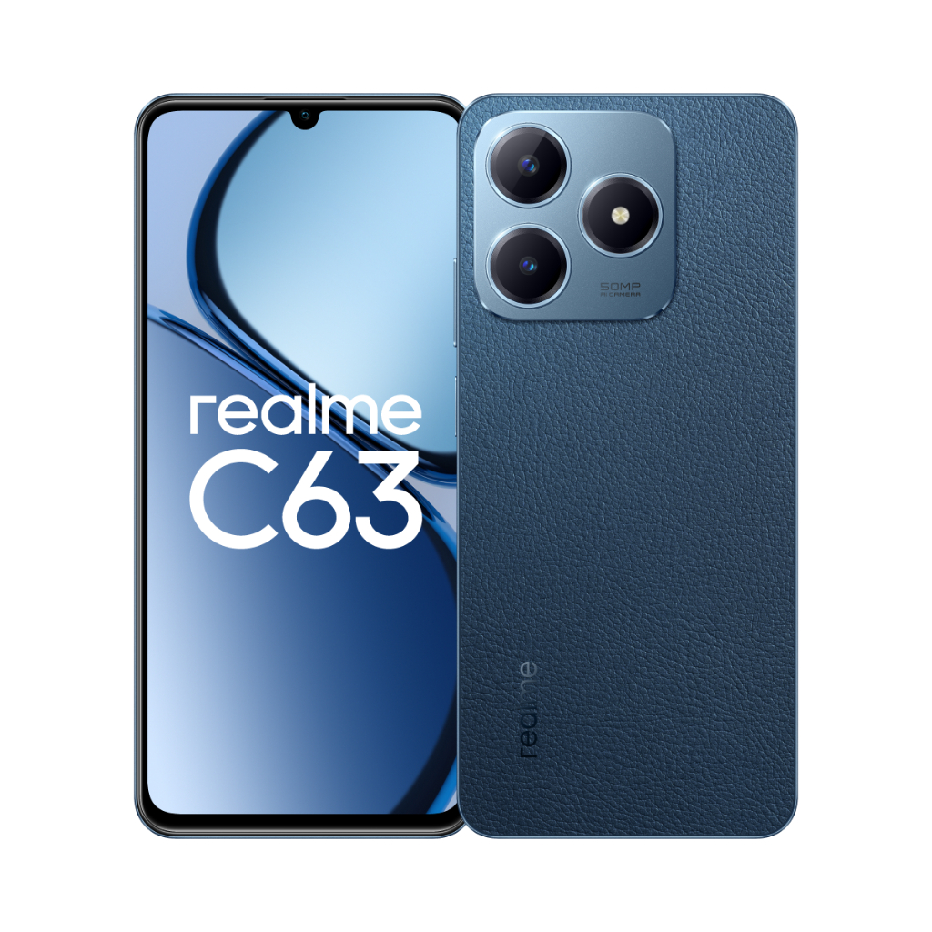REALME C63 COM NFC DUAL SIM (COM CAPINHA E PELÍCULA DE CORTESIA)