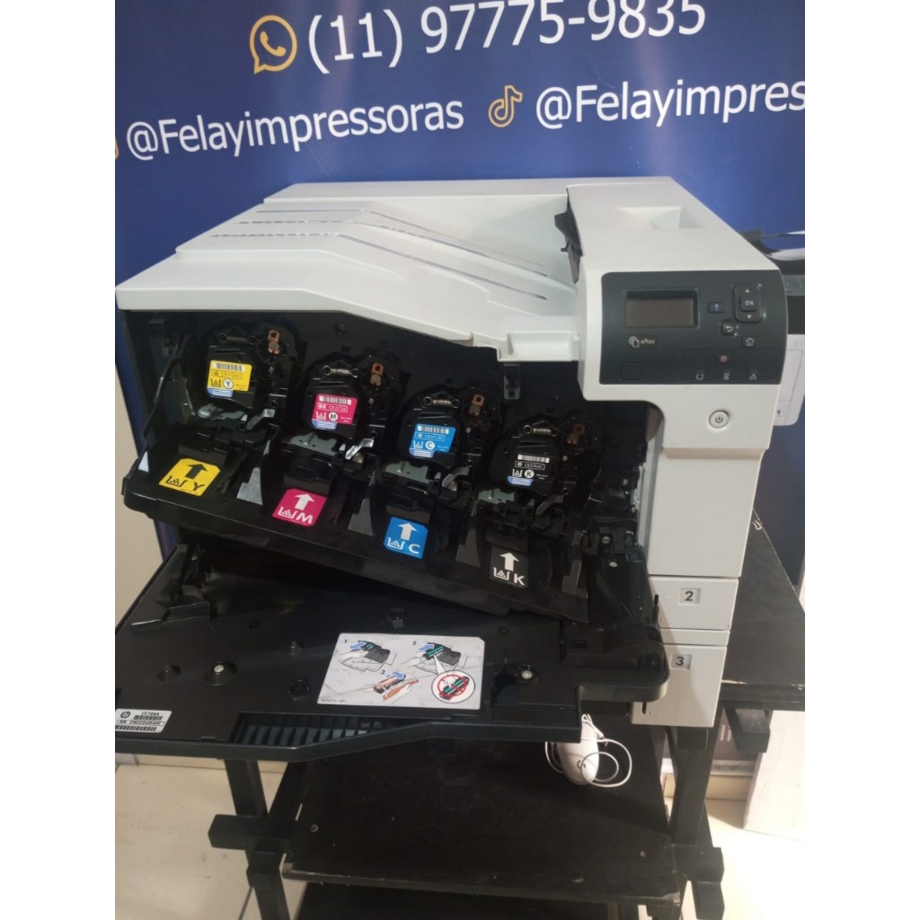 Impressora LaserJet Color CP5525 A3 ATÉ 250 gr | Shopee Brasil