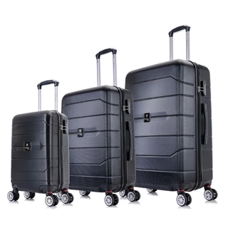 Conjunto de malas de viagem PMG Tóquio Swiss Move Preta