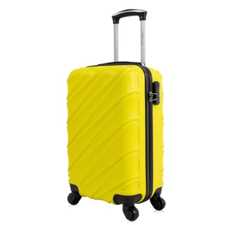 Mala pequena de bordo Havana 4 Rodas Swiss Move Amarelo