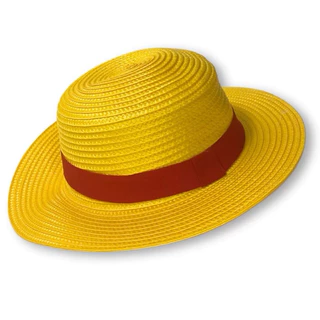Chapéu Luffy One Piece Cosplay Palha Sintética