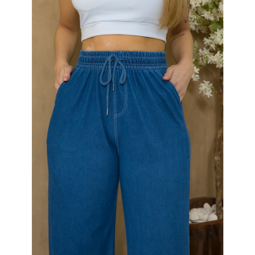 Tecido Jeans Molinho CalÇa Comprida De Tecido Calça Comprida CalÇa