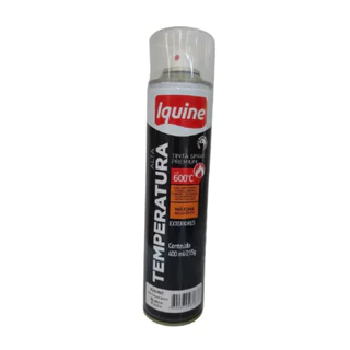 Tinta Spray Alta Temperatura 600 Graus Uso Geral Automotivo Domestico Cinza Aluminio Queima de Estoque