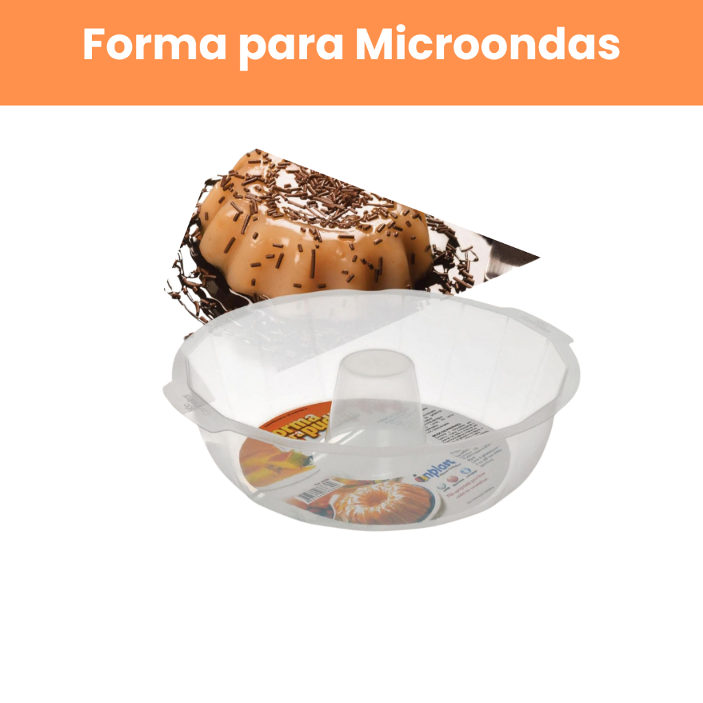 Forma Microondas Bolo Pudim
