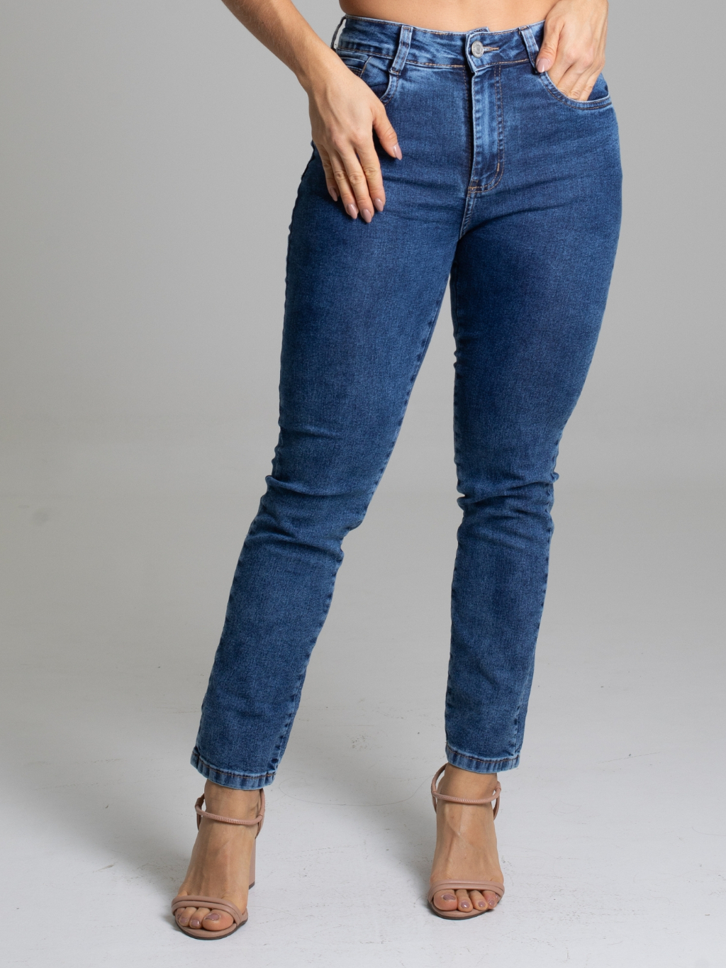 Calça Feminina CalÃ§a Jeans Sawary Marisa Bojo Sawary Enchimento