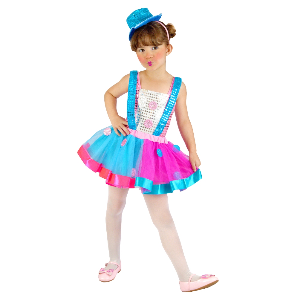 Fantasia Palhacinha Roupa Colorida Infantil Fantasia Palhacinha