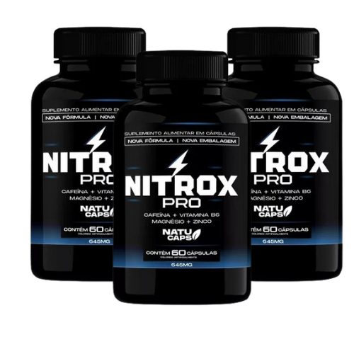 3 Un Nitrox Pro - 180 caps - Envio Imediato | Shopee Brasil