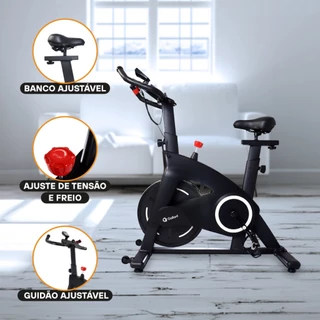 Bicicleta Ergométrica Spinning Magnética Gallant Elite X (GSb08HMgA-Pt)