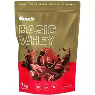 Basic Whey Protein (1kg) Sabor Chocolate - Growth Supplements