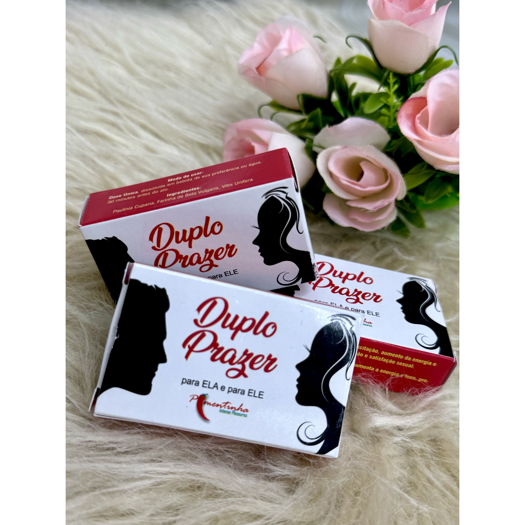 kit Duplo Prazer - Para Ela e para Ele - Sexshop - Para Casais - Mais energia.