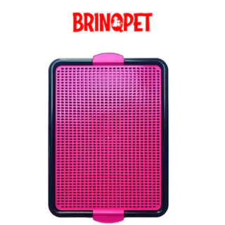 Tapete Higiênico para Cães - Sanitário Canino - Banheiro Pet - Educador Para Cães - Rosa - Envio em até 24 horas