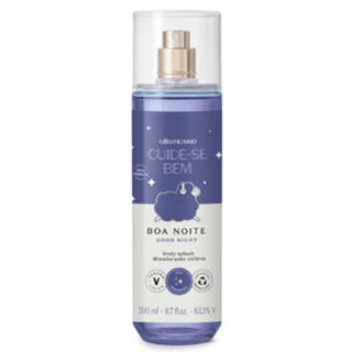 Body Splash Cuide-se Bem Boa Noite 200ml em Oferta na Shopee