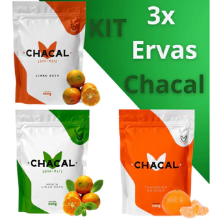 Kit Com 3 Erva Mate Tereré Chacal 500g (Escolha o Sabor)