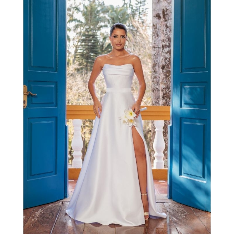 Tomara Que Caia Vestidos De Casamento Civil Vestido De Noiva