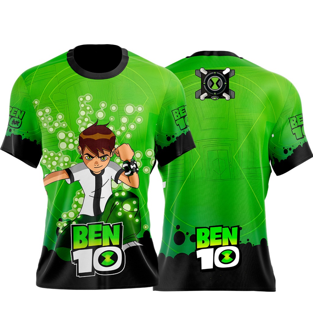 Camiseta Personalizada Ben 10 Desenho Camisa Sublimada Shopee Brasil