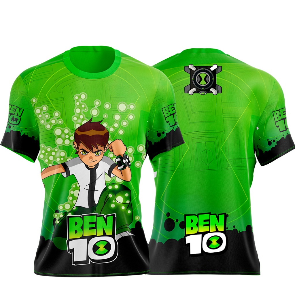 Camiseta Personalizada Ben 10 Desenho Camisa Sublimada Shopee Brasil