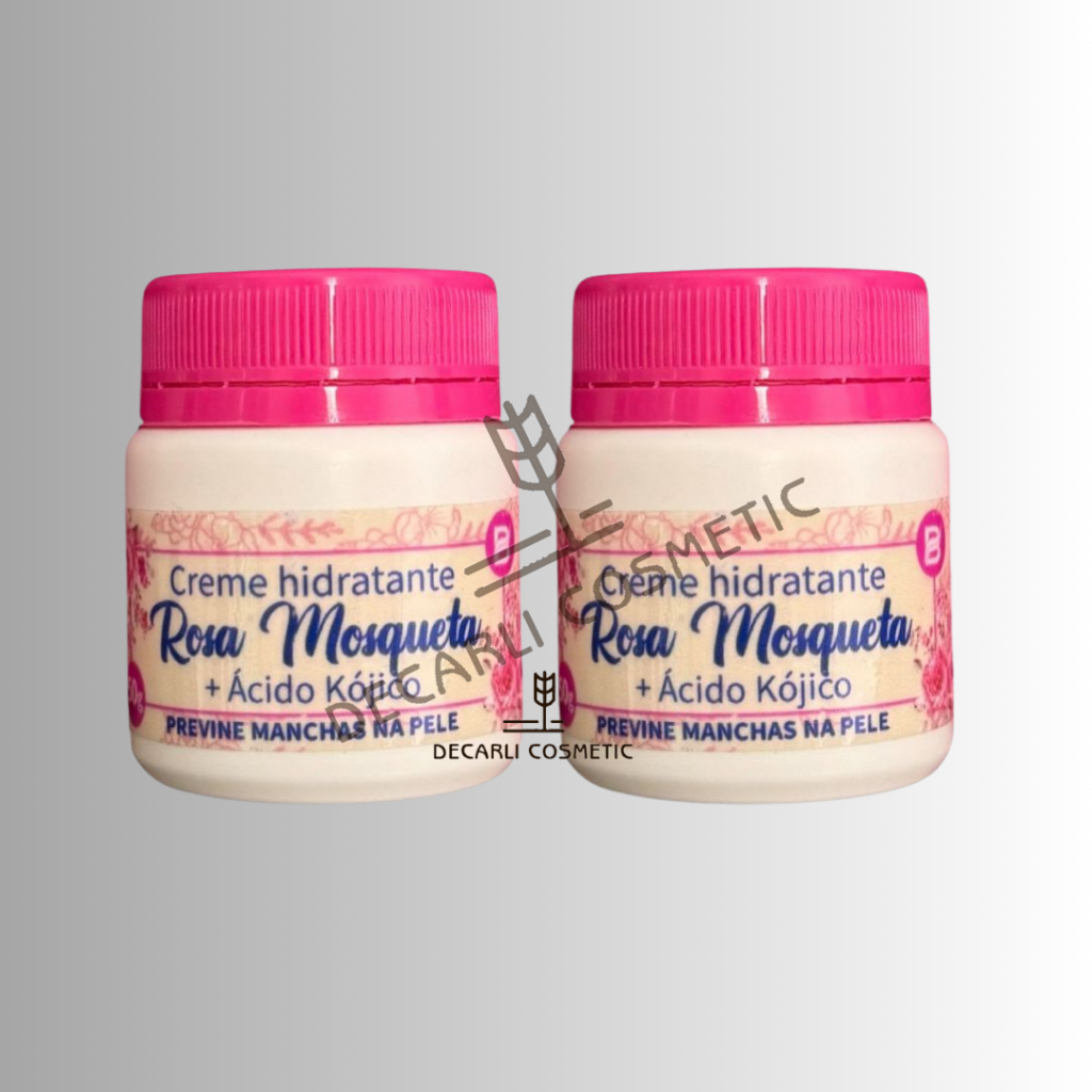 2 UN Creme de Rosa Mosqueta 50g Antienvelhecimento, Elasticidade ...