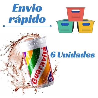 Kit com 6 copos de Guaravita 290ml - Guarana Natural Envio Ja