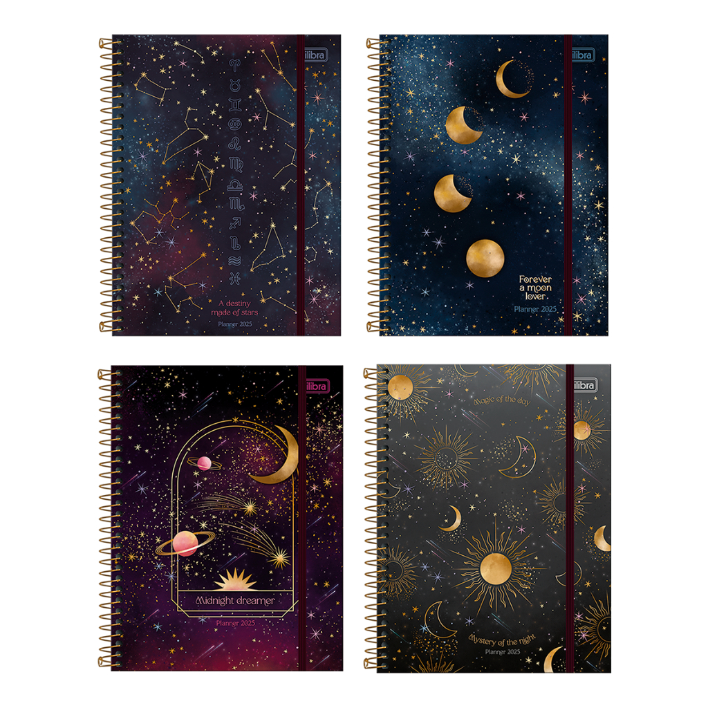 Planner Espiral Magic M7 Tilibra 2025 80 Folhas | Shopee Brasil