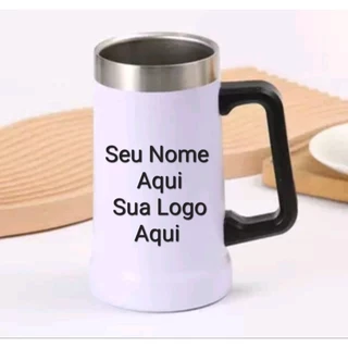 Caneca Térmica Para Cerveja Chopp Copo Térmico 710 ML Personalizado
