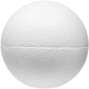 Bola De Isopor (eps) 250mm Pacote C/02 Bolinhas