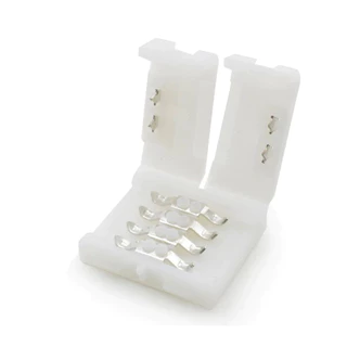 Kit 10 Emenda Rápida Fita LED RGB 5050 3528 60 leds 4 Vias Sem Solda Sem Fio Emenda Fácil