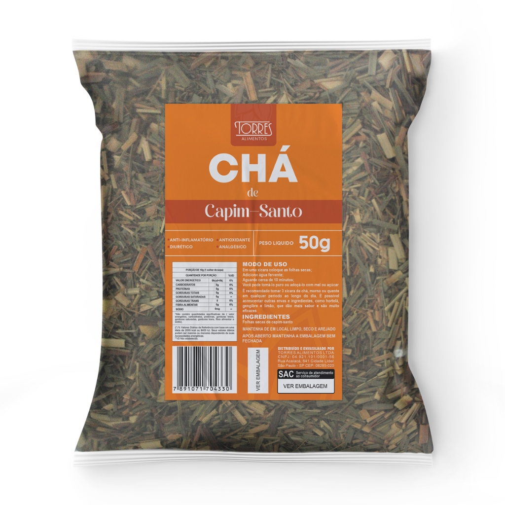 Chá de Capim-Santo (Cymbopogon citratus) 50g | Shopee Brasil