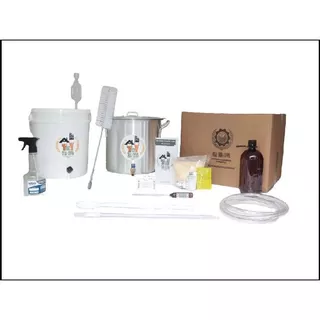 Kit Equipamentos Fabricação Cervejas Com Extrato de Malte - Básico 10 Litros
