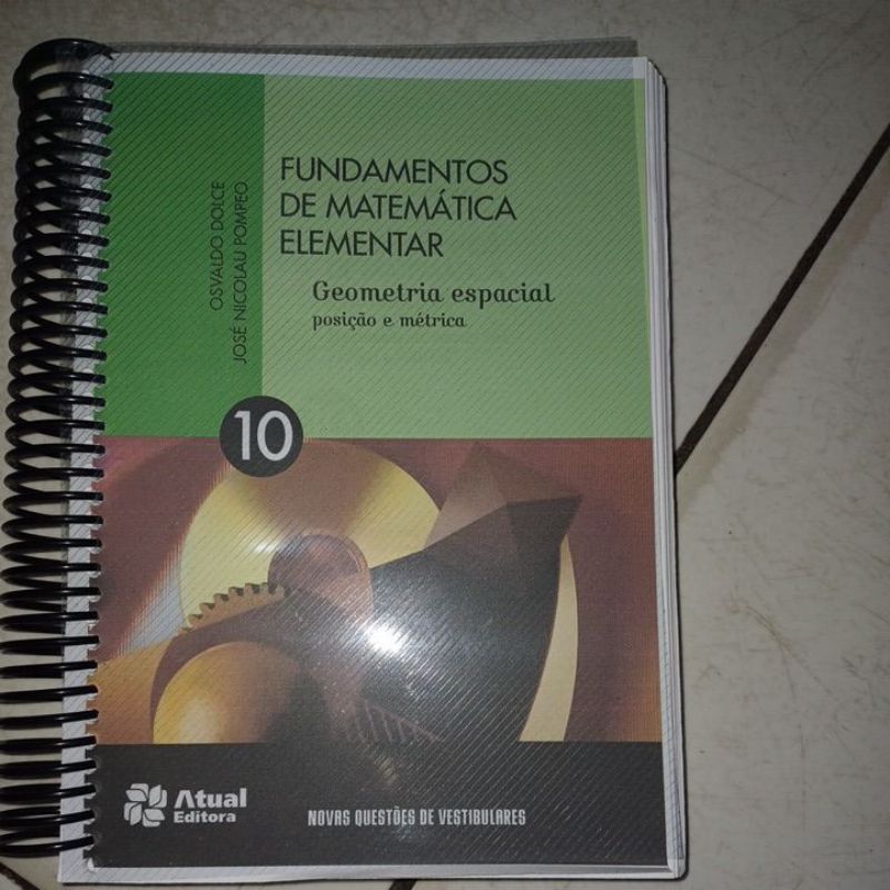 FME 10 - FUNDAMENTOS DA MATEMÁTICA ELEMENTAR 10 | Shopee Brasil
