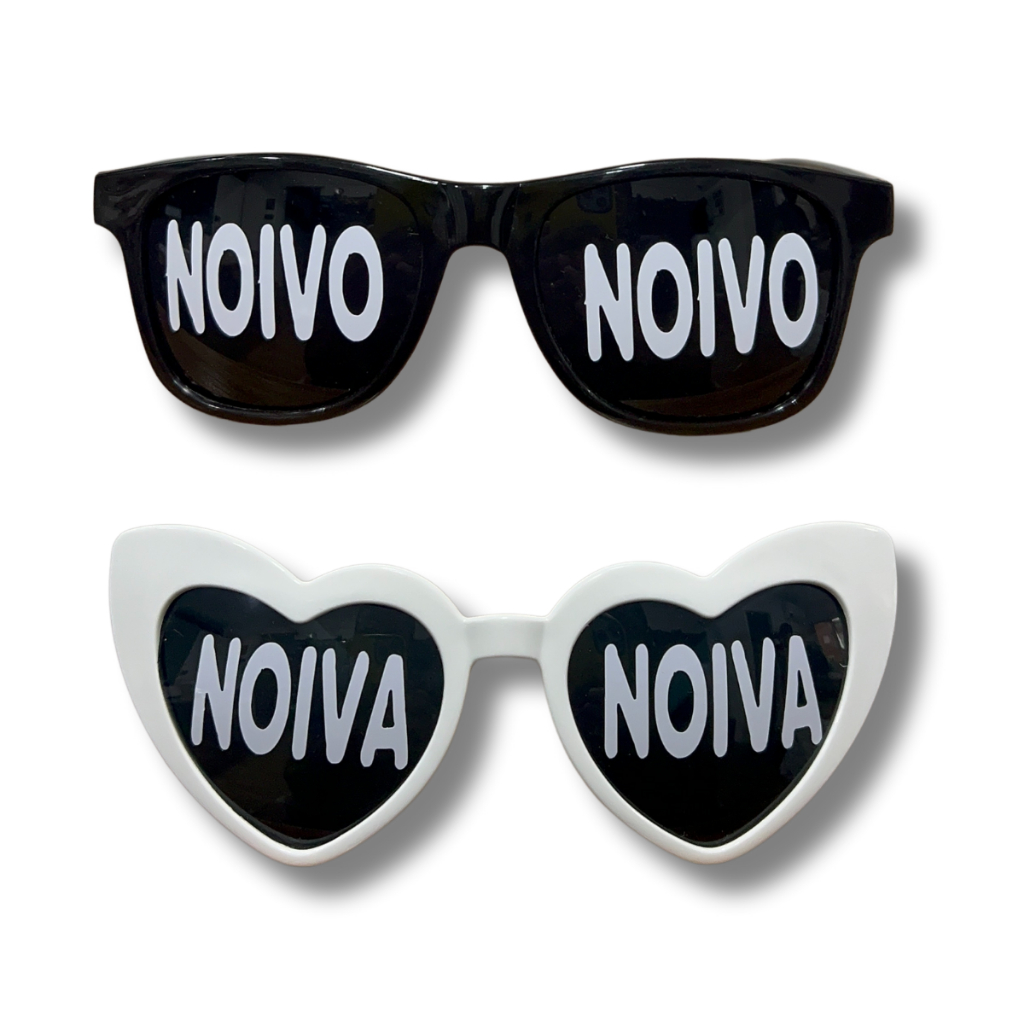 Kit 2 Óculos Escuro Madu Para Casamento Noiva e Noivo Casei Com ...
